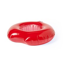 Soporte hinchable para bebida Rojo