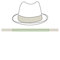 Sombrero Elegante de Papel Talla 57 y 59 | Cinta cotton