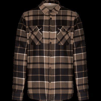 Sobrecamisa leñador Camel / Black Checked M