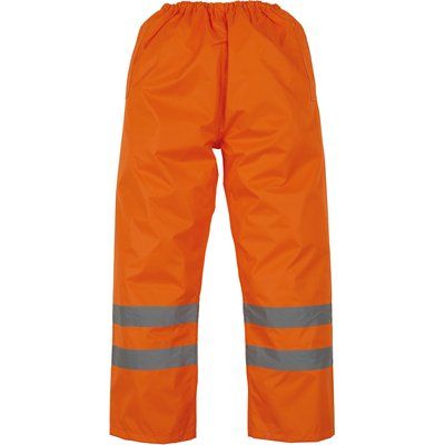 Sobrepantalón impermeable de alta visibilidad Hi Vis Orange 3XL