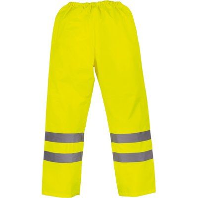 Sobrepantalón impermeable de alta visibilidad Hi Vis Yellow 3XL