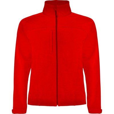 Softshell con cremallera completa Rojo 3XL