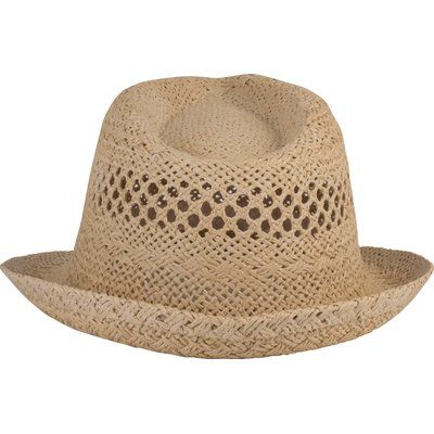 Sombrero estilo Panamá sin cinta Natural 57 cm