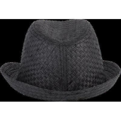 Sombrero estilo Panamá Negro 59 cm