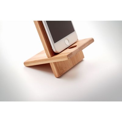 Soporte de Bambú para Smartphone