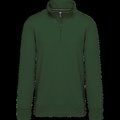 Sudadera 1/4 Cremallera Algodón Forest Green XL