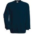 Sudadera algodón cuello redondo Navy L