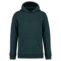 Sudadera algodón orgánico con capucha Amazon Green Heather M