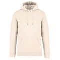 Sudadera algodón orgánico con capucha Ivory S