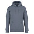 Sudadera algodón orgánico con capucha Mineral Grey XXS