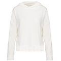 Sudadera algodón orgánico capucha mujer Off White S/M