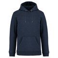 Sudadera algodón orgánico con capucha Navy blue heather 4XL