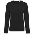 Sudadera algodón orgánico cuello redondo Black XXL