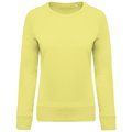 Sudadera algodón orgánico cuello redondo Lemon Yellow XXL