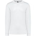 Sudadera algodón poliéster cuello redondo White M