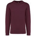 Sudadera algodón poliéster cuello redondo Wine M