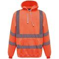 Sudadera alta visibilidad con capucha Hi Vis Orange L