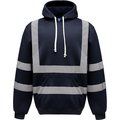 Sudadera alta visibilidad con capucha Navy L