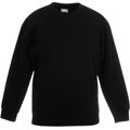 Sudadera básica infantil Negro 12/13 ans