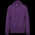 Sudadera básica unisex con capucha Purple M