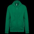 Sudadera básica unisex con capucha Verde 4XL