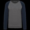 Sudadera bicolor hombre Grey Heather / Navy M