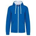 Sudadera Bolsillo con acceso para auriculares Light Royal Blue / White S