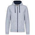 Sudadera Bolsillo con acceso para auriculares Oxford Grey / Navy XXL