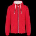 Sudadera Bolsillo con acceso para auriculares Red / White XXL