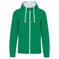 Sudadera Bolsillo con acceso para auriculares Verde M