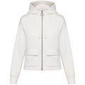 Sudadera con bolsillos delanteros con solapa Ivory S