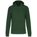 Sudadera capucha algodón orgánico niños Forest Green 4/6 ans