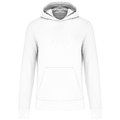 Sudadera capucha algodón orgánico niños White 4/6 ans