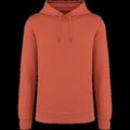 Sudadera con capucha algodón orgánico Rojo / Naranja L