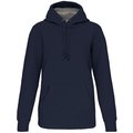 Sudadera capucha algodón Unisex Azul XS