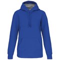 Sudadera capucha algodón Unisex Azul XXL