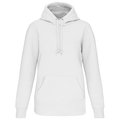 Sudadera capucha algodón Unisex Blanco XS