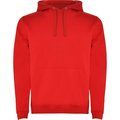 Sudadera con Capucha y Bolsillo Canguro Rojo XS