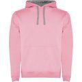 Sudadera con Capucha y Bolsillo Canguro ROSA CLARO/GRIS VIGORE 2XL