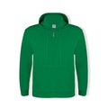 Sudadera Capucha y Cremallera Verde XXL