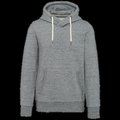 Sudadera con capucha diseño vintage Slub Grey Heather M