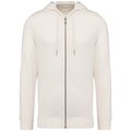 Sudadera con capucha hombre ajustada Beige / Blanco XXL