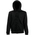 Sudadera capucha hombre con cremallera Black XL