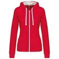 Sudadera capucha mujer Red / White XL