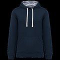 Sudadera con capucha unisex ajustada Navy / Mariniere L