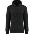 Sudadera con capucha unisex Black L