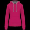 Sudadera de chica con capucha contrastada Rosa M