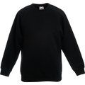 Sudadera Color manga raglán niños Black 12/13 ans