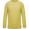 Sudadera colores lisos de algodón Lemon Yellow XXL