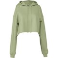 Sudadera corta con capucha Military Green L